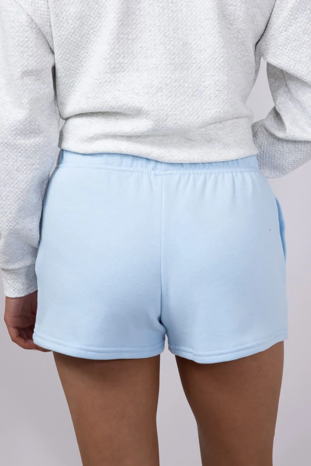 1897 Active Basic Fleece Shorts for Women in Blue | H420-BLUE