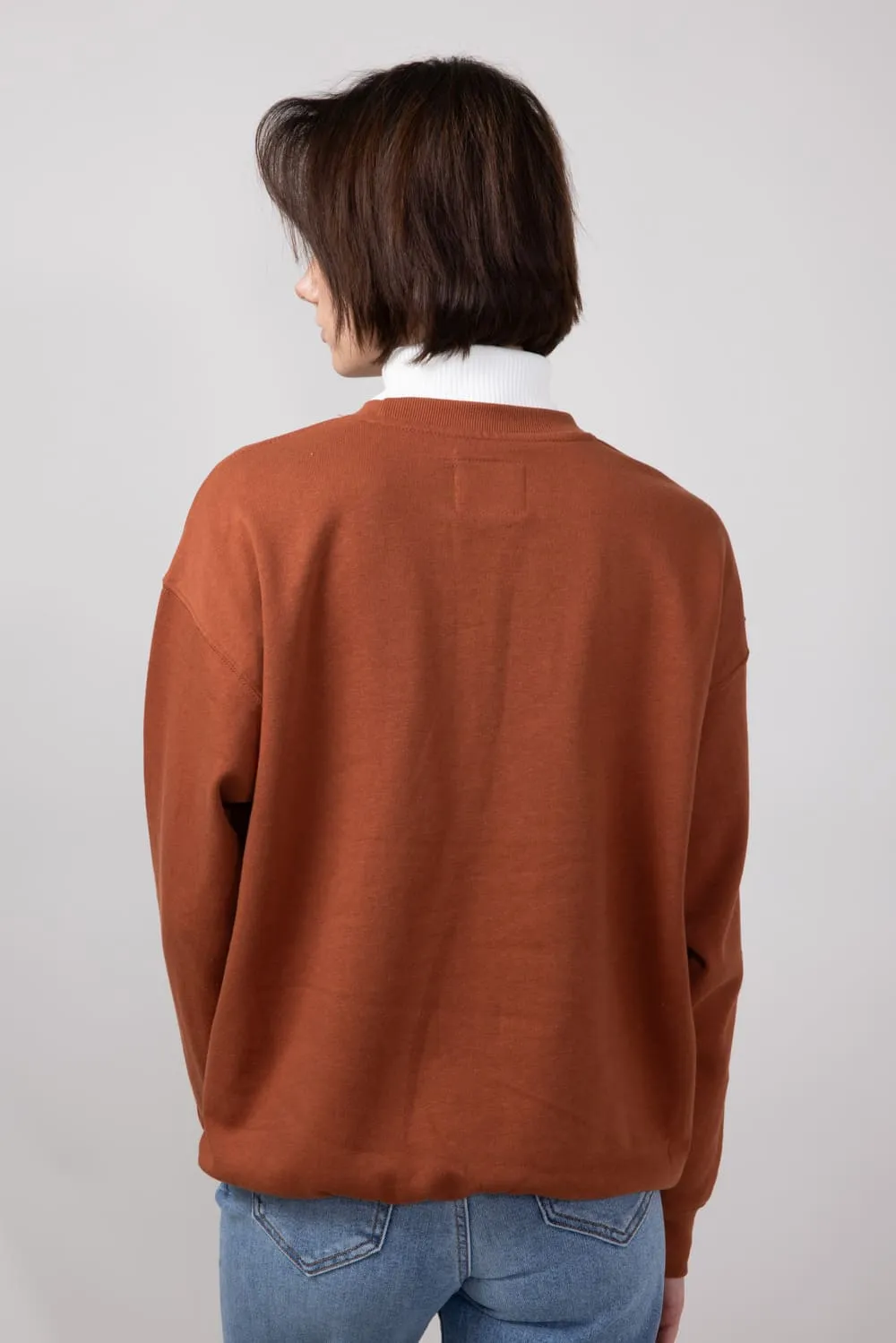 1897 Active Midwest Sweatshirt for Women in Rust | GT852-RUST