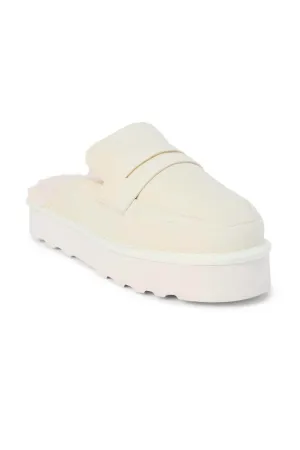 Beach by Matisse Stowe Fur Slippers for Women in Ivory | STOWE-IVORY