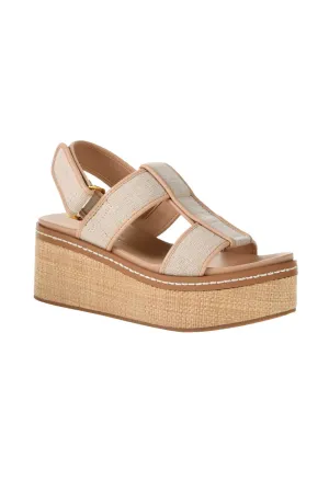 Chinese Laundry Swell Wedge Sandals for Women in Natural | SLJOW-001 NATURAL