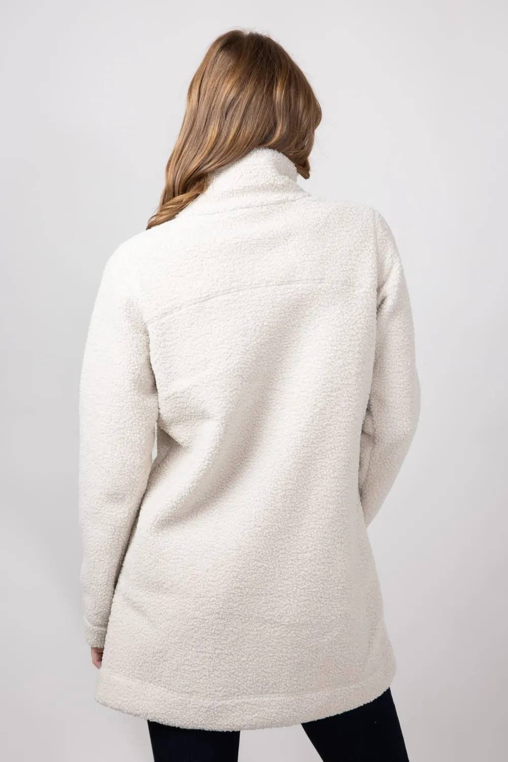 Columbia Panorama Long Fleece Jacket for Women in Dark Stone | 1862581-278