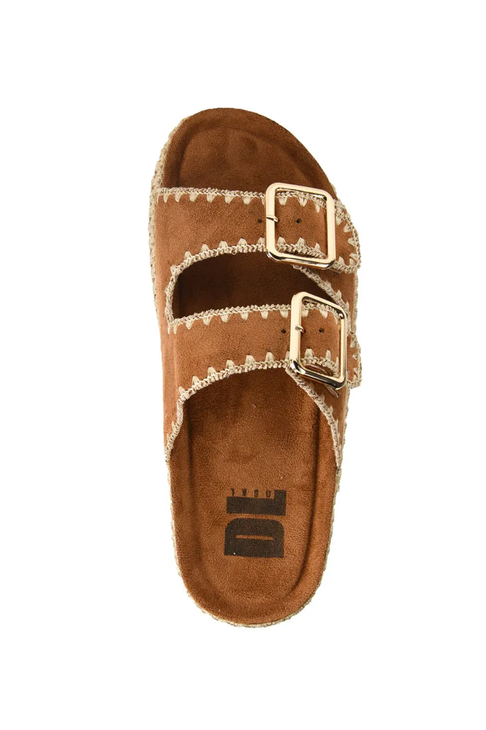 Dirty Laundry Cubana Suede Platform Sandals for Women in Brown | CQW-001 BROWN