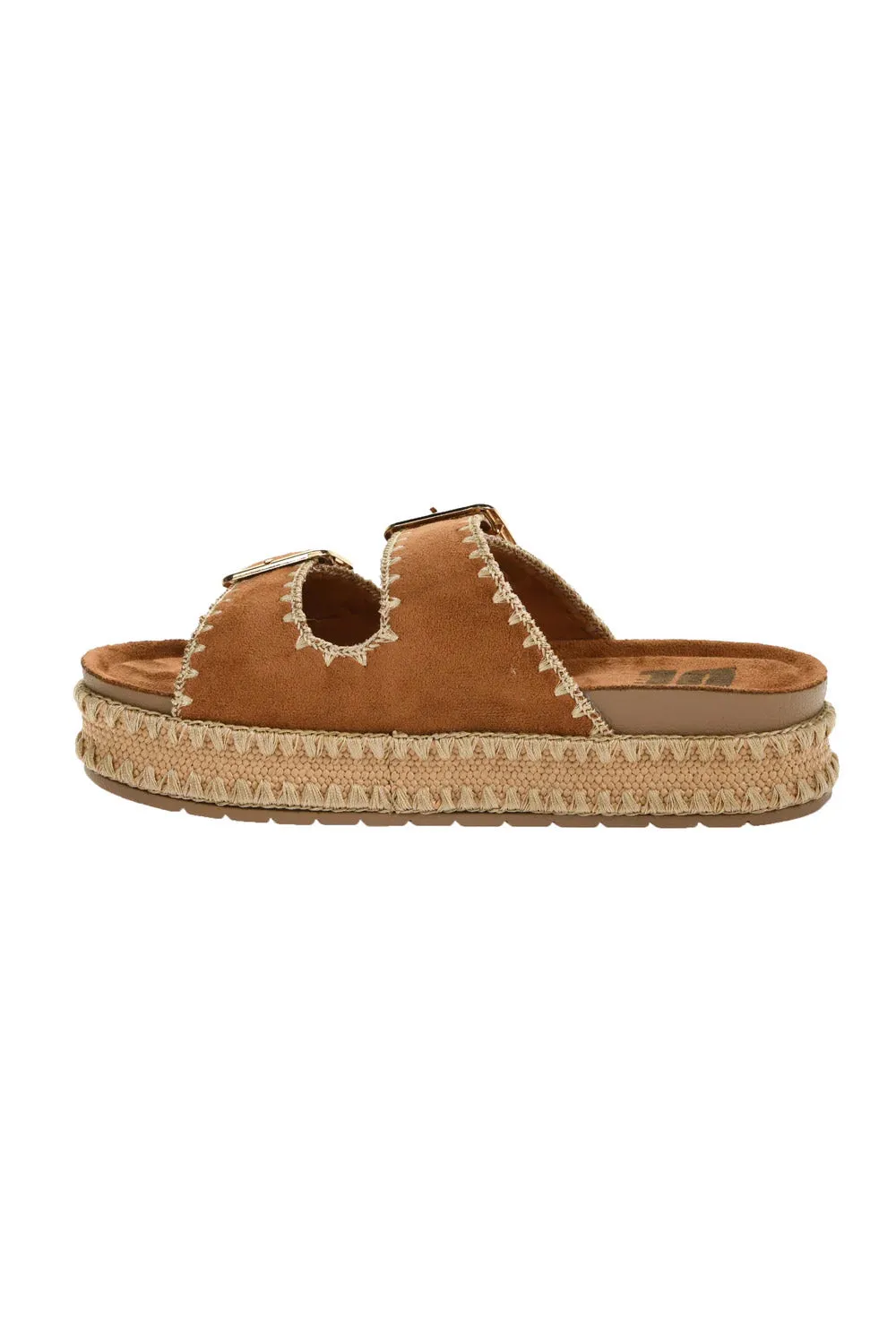 Dirty Laundry Cubana Suede Platform Sandals for Women in Brown | CQW-001 BROWN