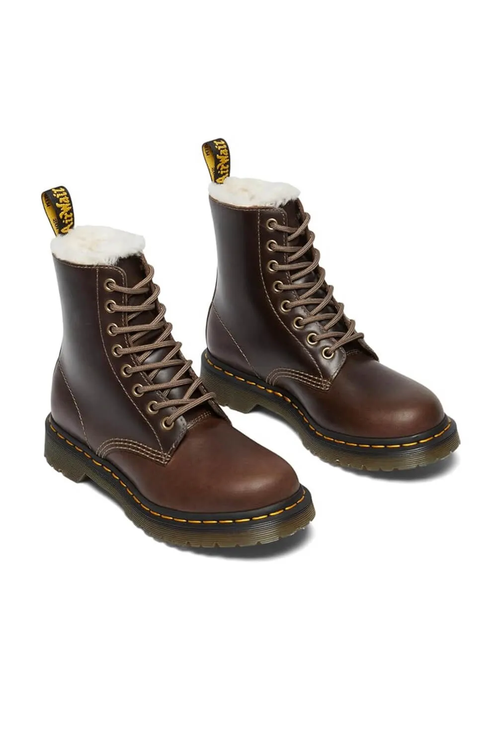 Dr. Martens 1460 Pascal Serena Orleans for Women in Dark Khaki | 32019777