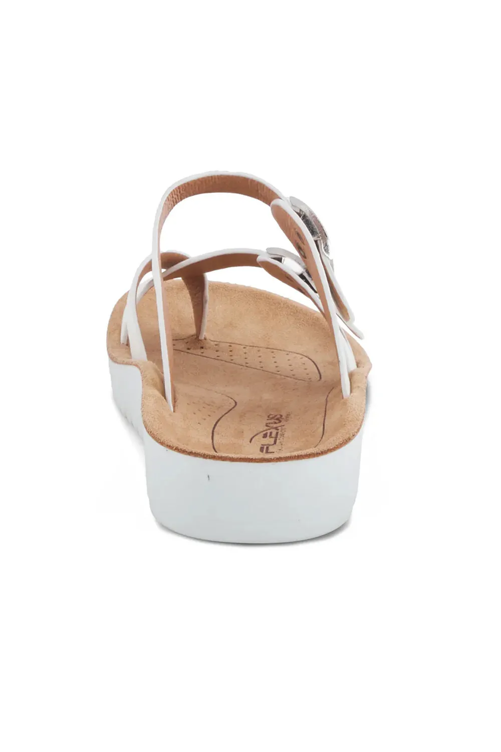 Flexus Bayside Toe loop Sandals for Women in White | BAYSIDE-WWHITE