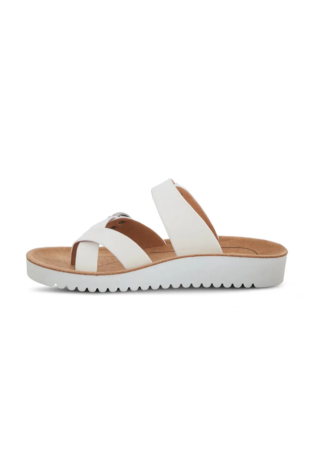 Flexus Bayside Toe loop Sandals for Women in White | BAYSIDE-WWHITE