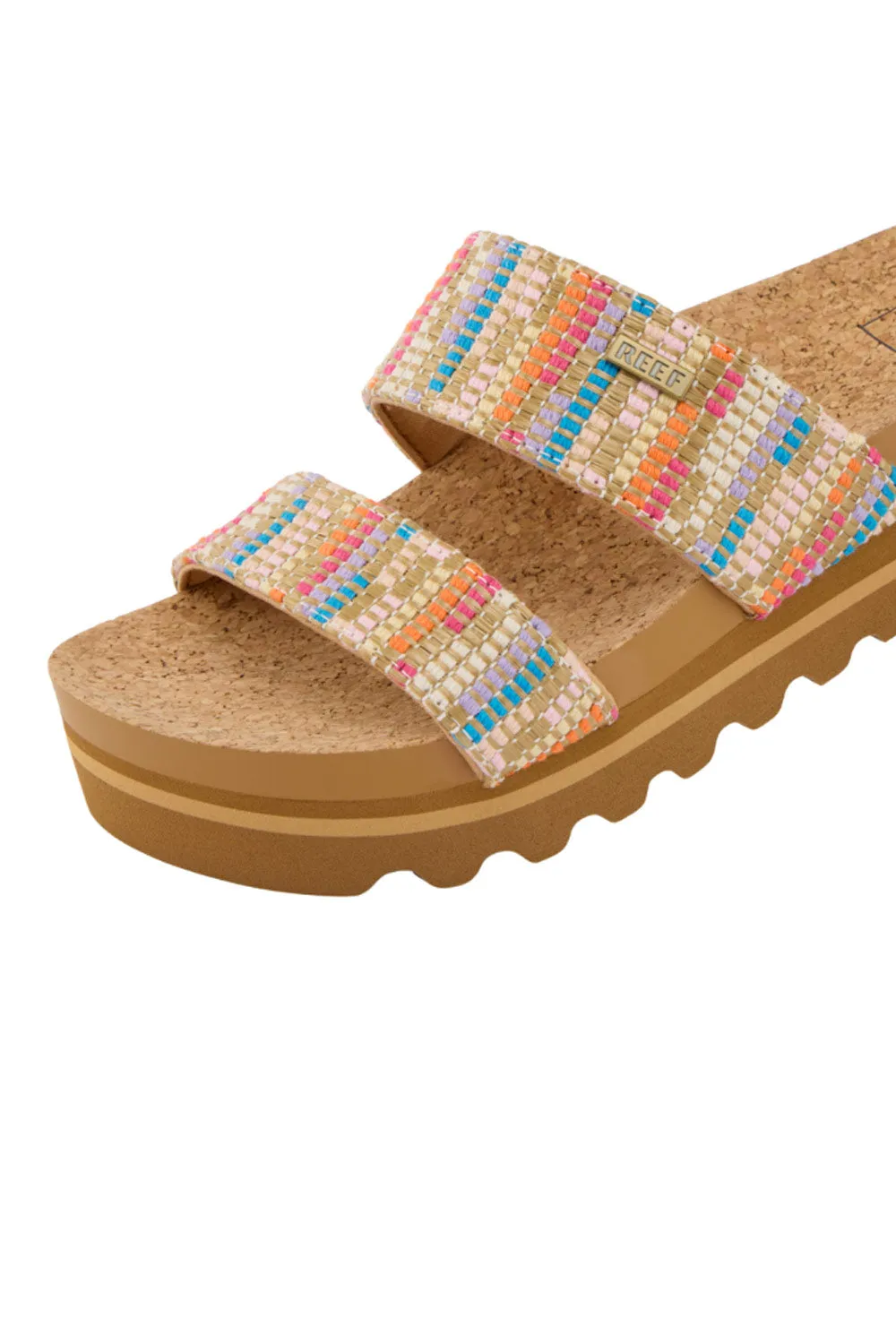 Reef Cushion Vista Hi Sandals for Women in Brown Multi | CJ7126