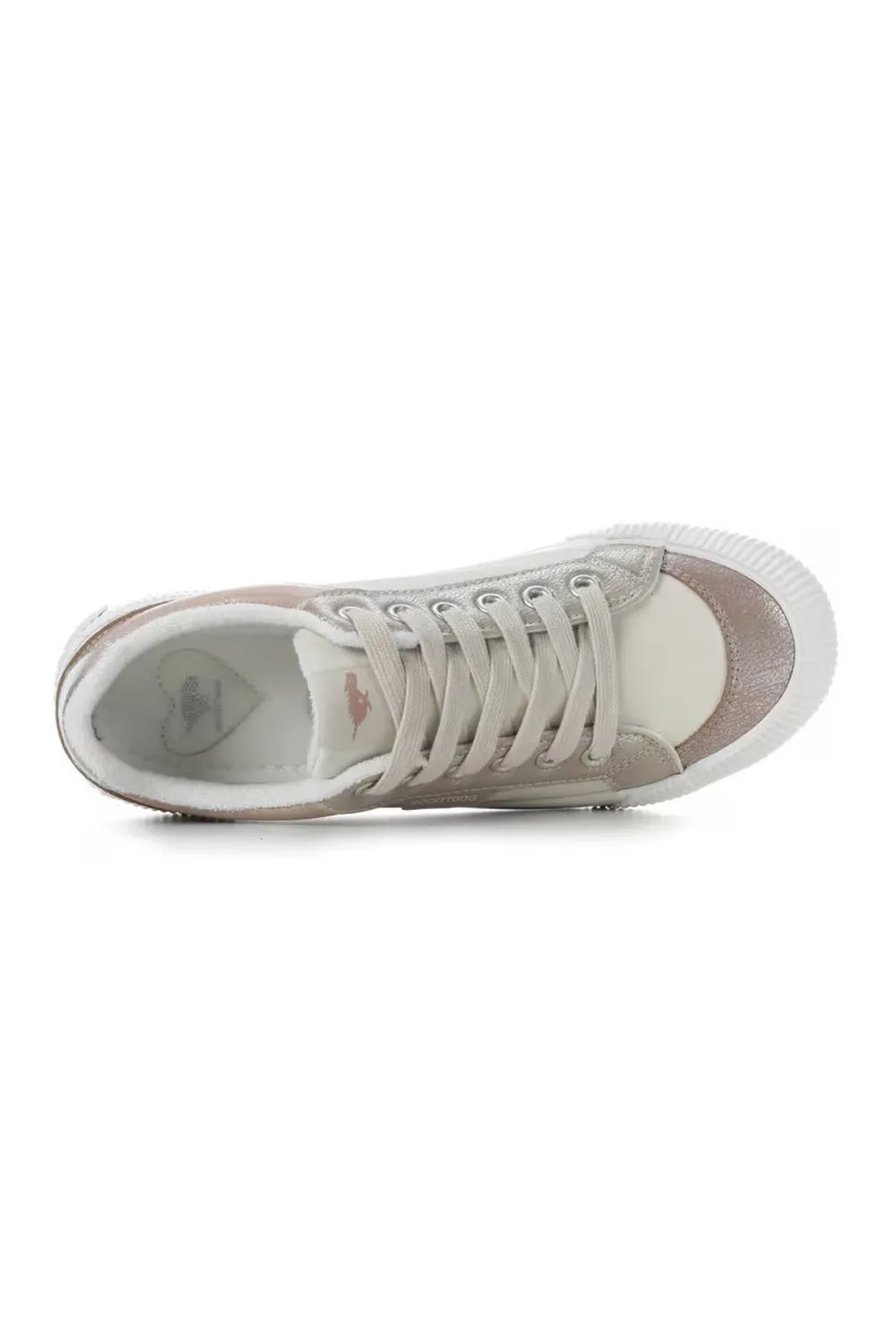 Rocket Dog Cheery Color Block Sneakers for Women in Bronze | CHEERYBLOCKED-BRONZE