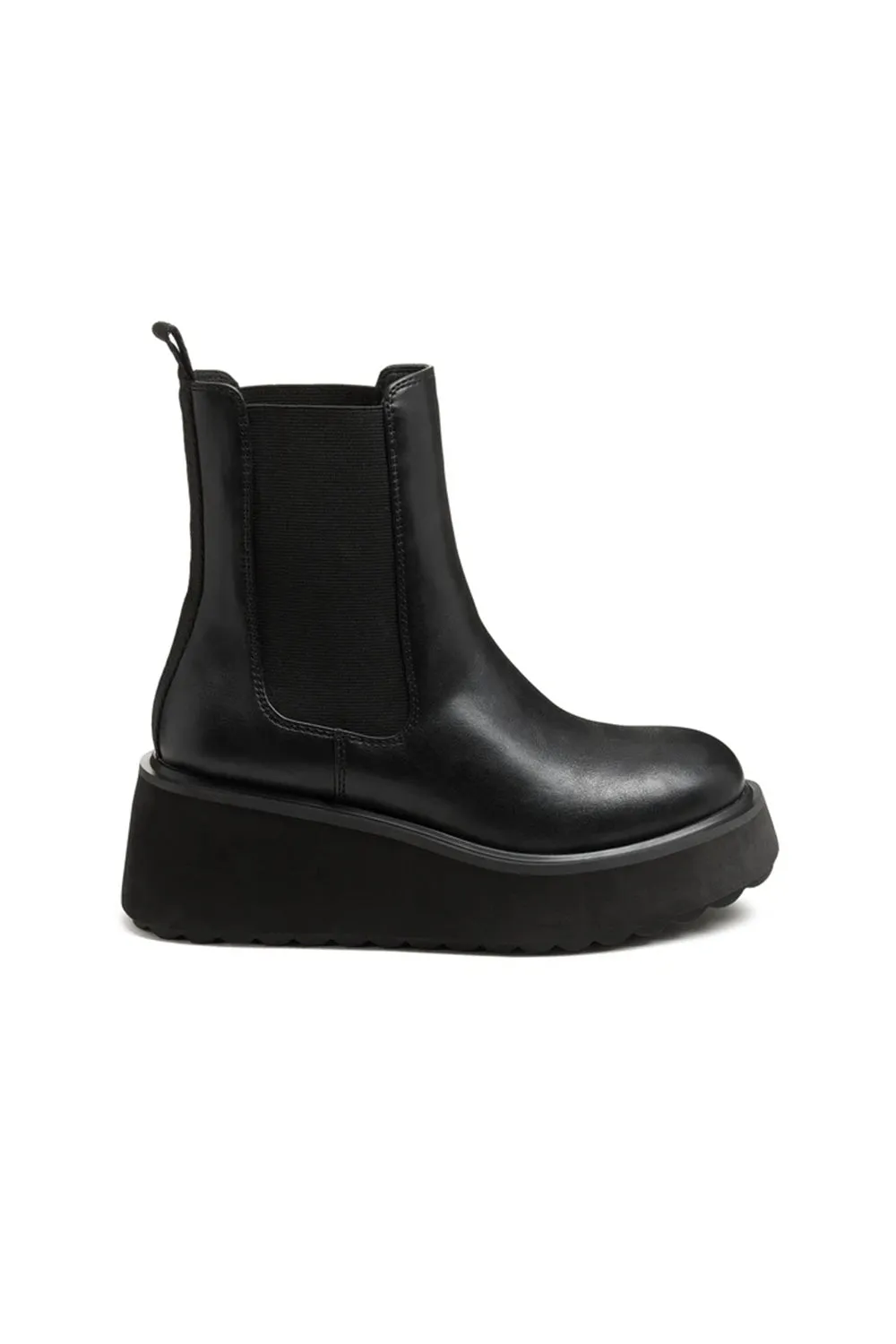 Rocket Dog Heyday Platform Booties for Women in Black | HEYDAY-BLACK