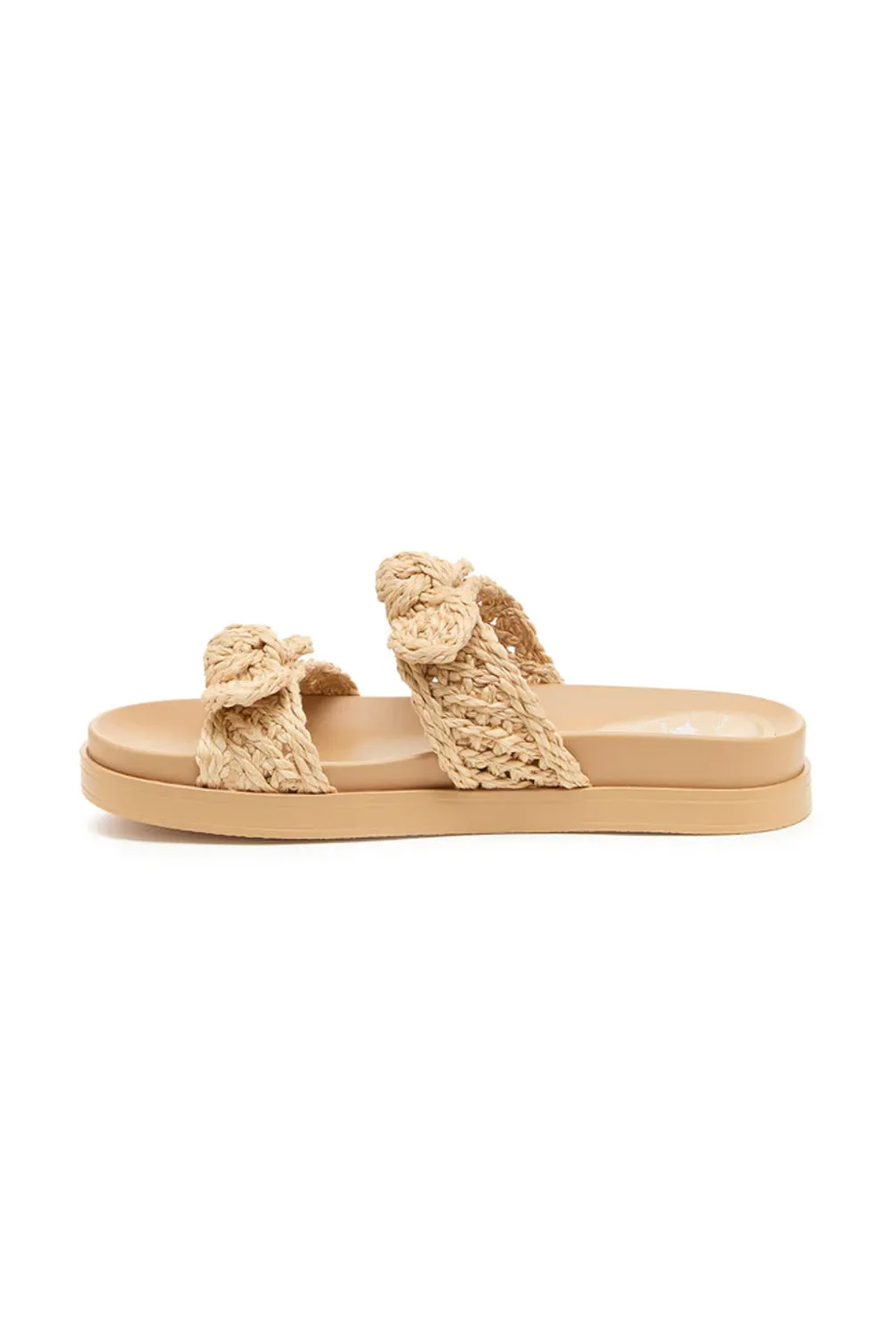 Rocket Dog Silas Raffia Slide for Women in Natural | SILAS-NATURAL