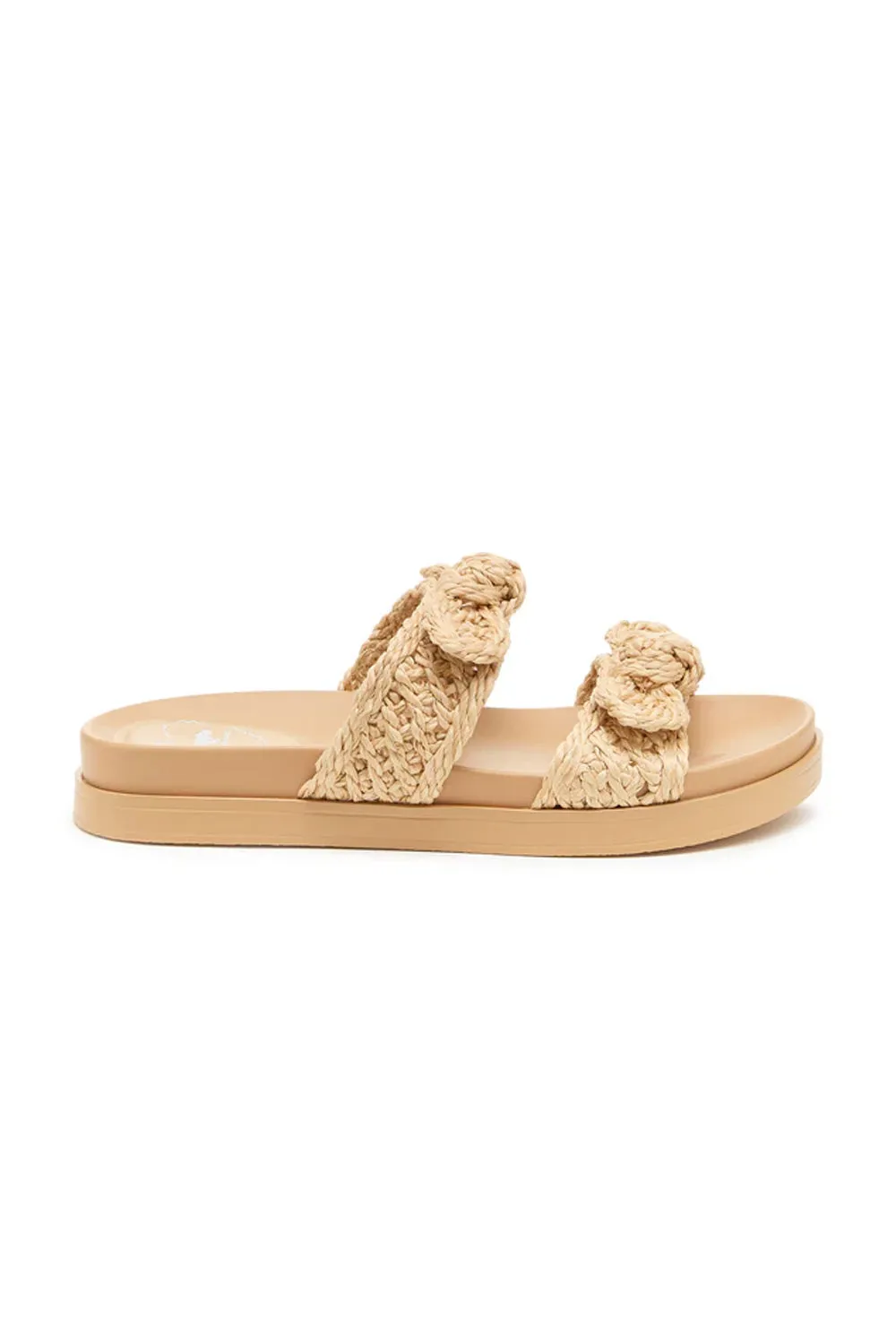 Rocket Dog Silas Raffia Slide for Women in Natural | SILAS-NATURAL