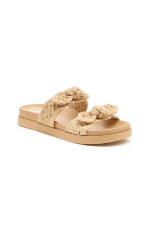 Rocket Dog Silas Raffia Slide for Women in Natural | SILAS-NATURAL
