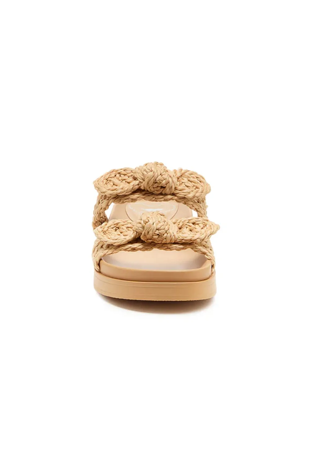 Rocket Dog Silas Raffia Slide for Women in Natural | SILAS-NATURAL