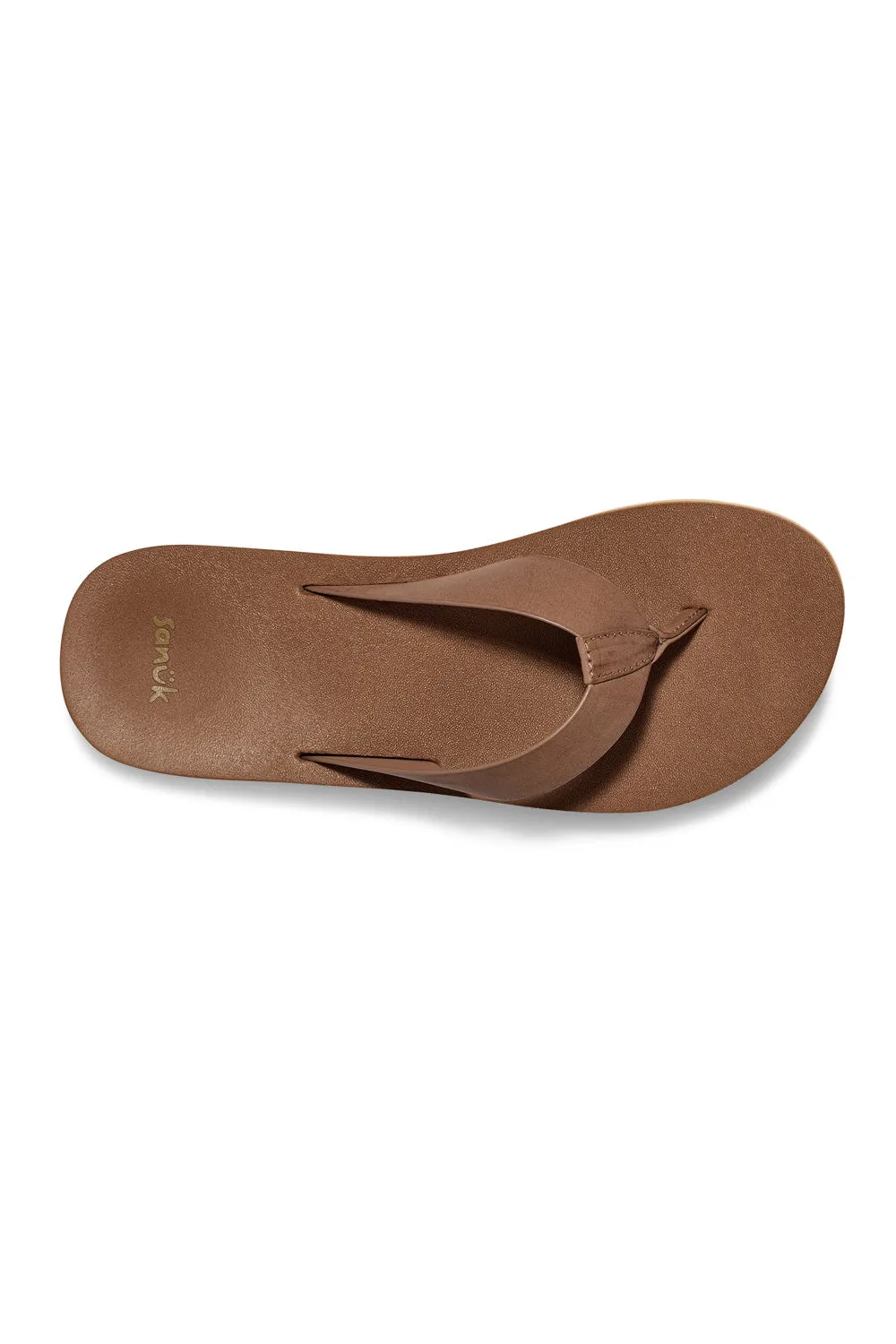 Sanuk Highland Heeled Flip Flops for Women in Brown | 1137850-BRN