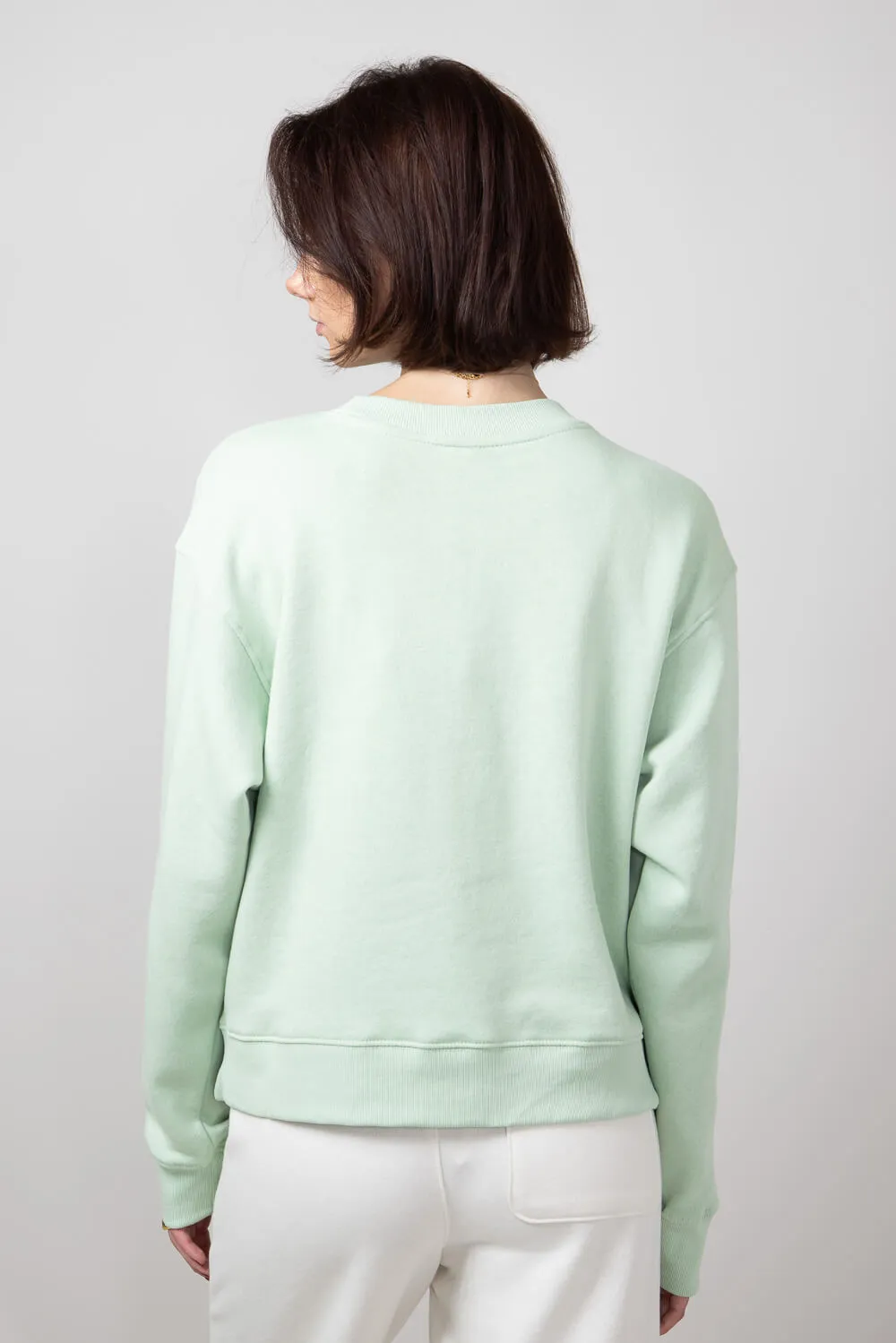 The North Face Evolution Fleece Sweatshirt for Women in Misty Sage | NF0A88ZX-I0G