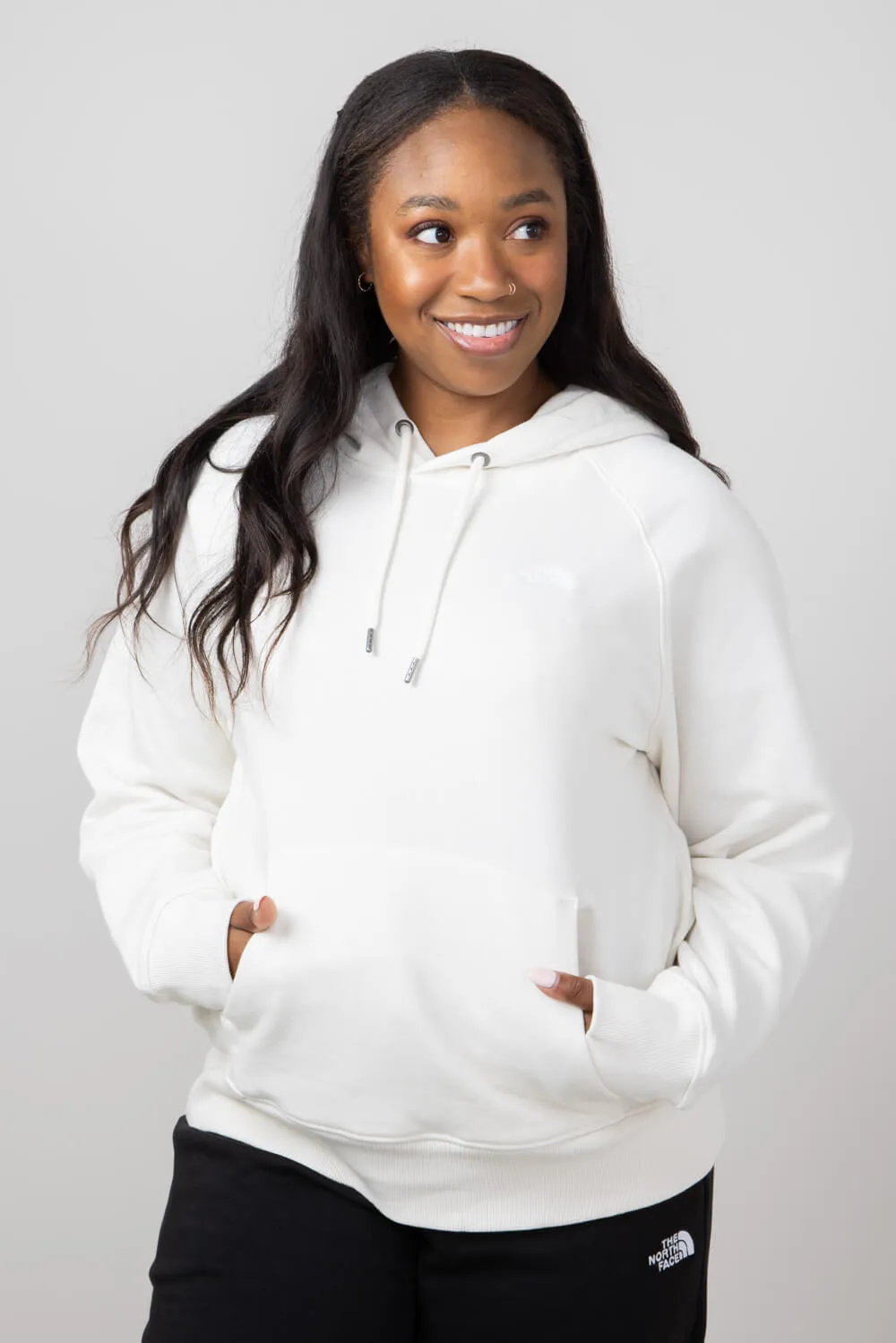 The North Face Evolution Hoodie for Women in White Dune | NF0A88ZW-QLI