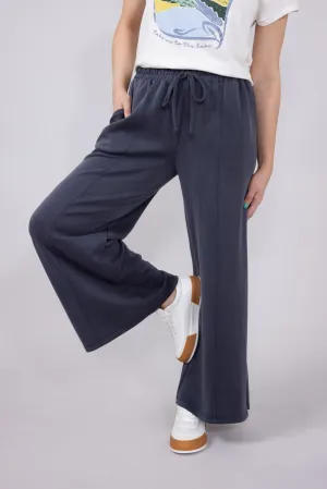 Wide Leg Lounge Pants for Women in Graphite | NP70337-GRAPHITE