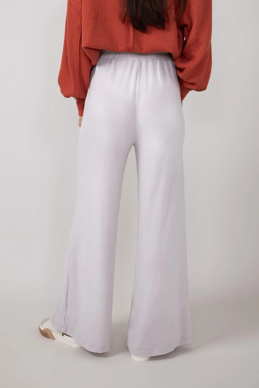 Wide Leg Lounge Pants for Women in Vintage Ash Rose | NP70169F-ASHROSE